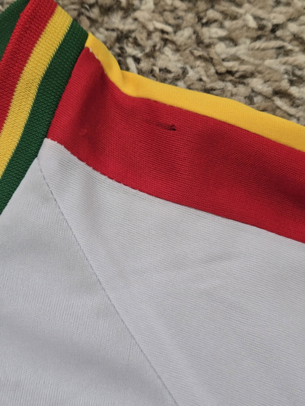Ghana Soccer Team Jersey FIFA 2012 World Cup White Jersey Men's Size XXXL *RARE* - Picture 7 of 13